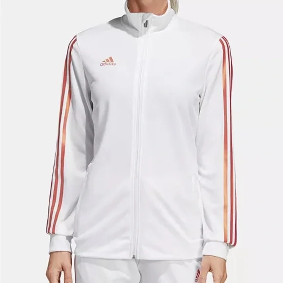 Adidas white pearl essence Tiro track jacket - Picture 1 of 6